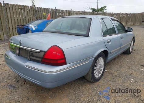 2009 Mercury Grand Marquis Ls (Fleet Only) из США, поврежденный, VIN 2MEHM75V39X622089